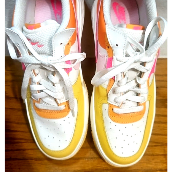 Nike Air Force 1 Fontanka Summit White/Hyper Pink/Solar Flare Men size 11.5 W 13 - Picture 2 of 7
